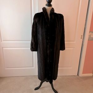Ribbed Mink Coat - Custom Made